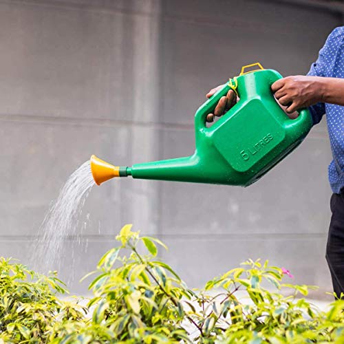 Yuvagreen Plastic Watering Can for Plants (with Strong Copper Spa...