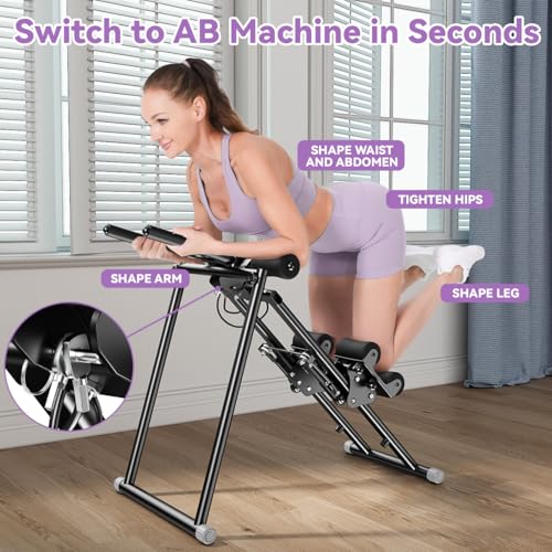 SEWD Foldable Stair Stepper Machine – AB Workout Equipment for Home Gym, Full-Body Cardio Workout Equipment with Adjustable Handlebar & Pedals by SEWD - Image 4