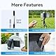 TELESIN° Handy Handle Grip Halterung, Handy Hand Griff Selfie Stick, Smartphone-Aufnahmegriff mit Kabellose Bluetooth-Fernbedienung, Handygriff Halterung für iPhone Android zum Filmen (Keine CPL Len)