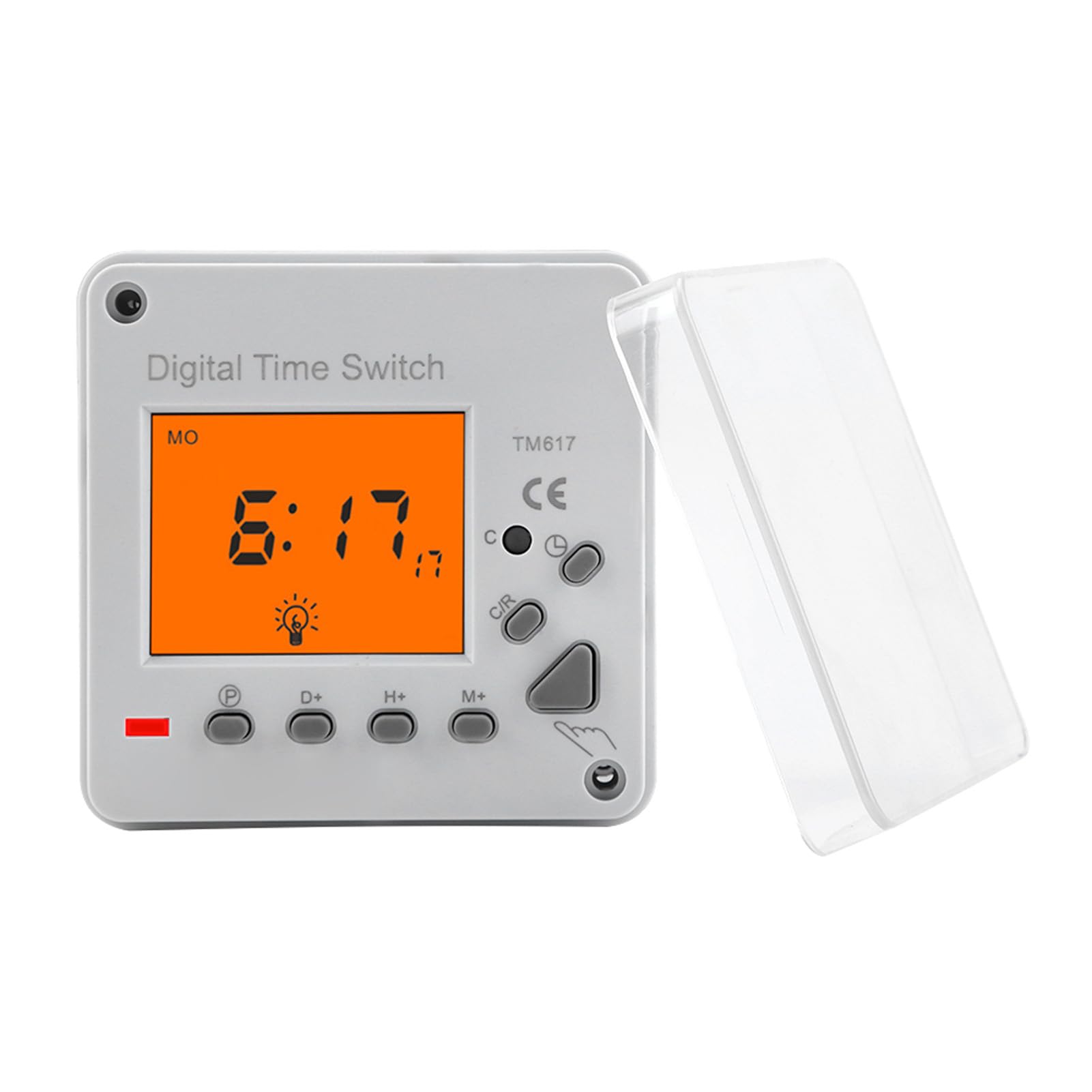 220V Controllo Intelligente Timer Digitale Elettrico Programmabile Interruttore Timer con Display Retroilluminato per Elettrodomestico Cartellone Pubblicitario Lampada da Strada Luce al Neon (220V)