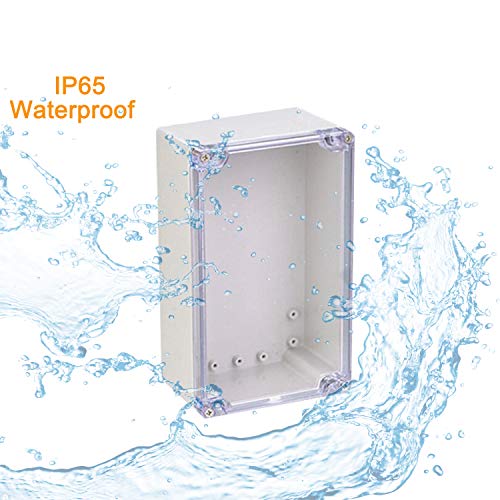 Plastic Electronic Project Box Waterproof Ip65 Waterproof Junction Box Enclosure Case Box Waterproof Clear Cover 156 X 90 X 60 Mm #TOP2
