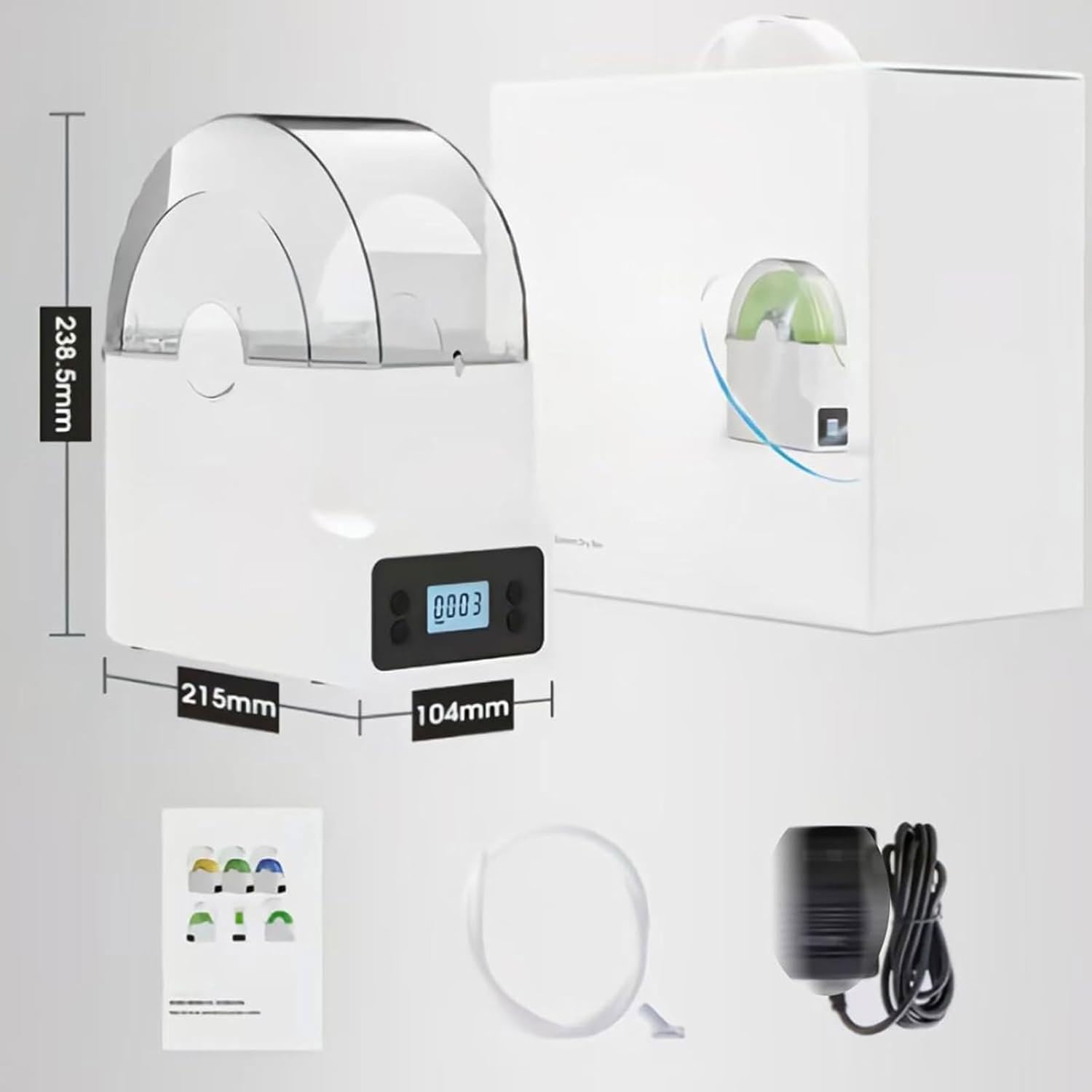 3D-Drucker-Filamenttrockner, 3-stufig Einstellbare Temperatur, Schnelles Aufheizen, Kompatibel Mit 1,75 Mm / 2,85 Mm / 3,00 Mm, Für Zuhause Und Studio