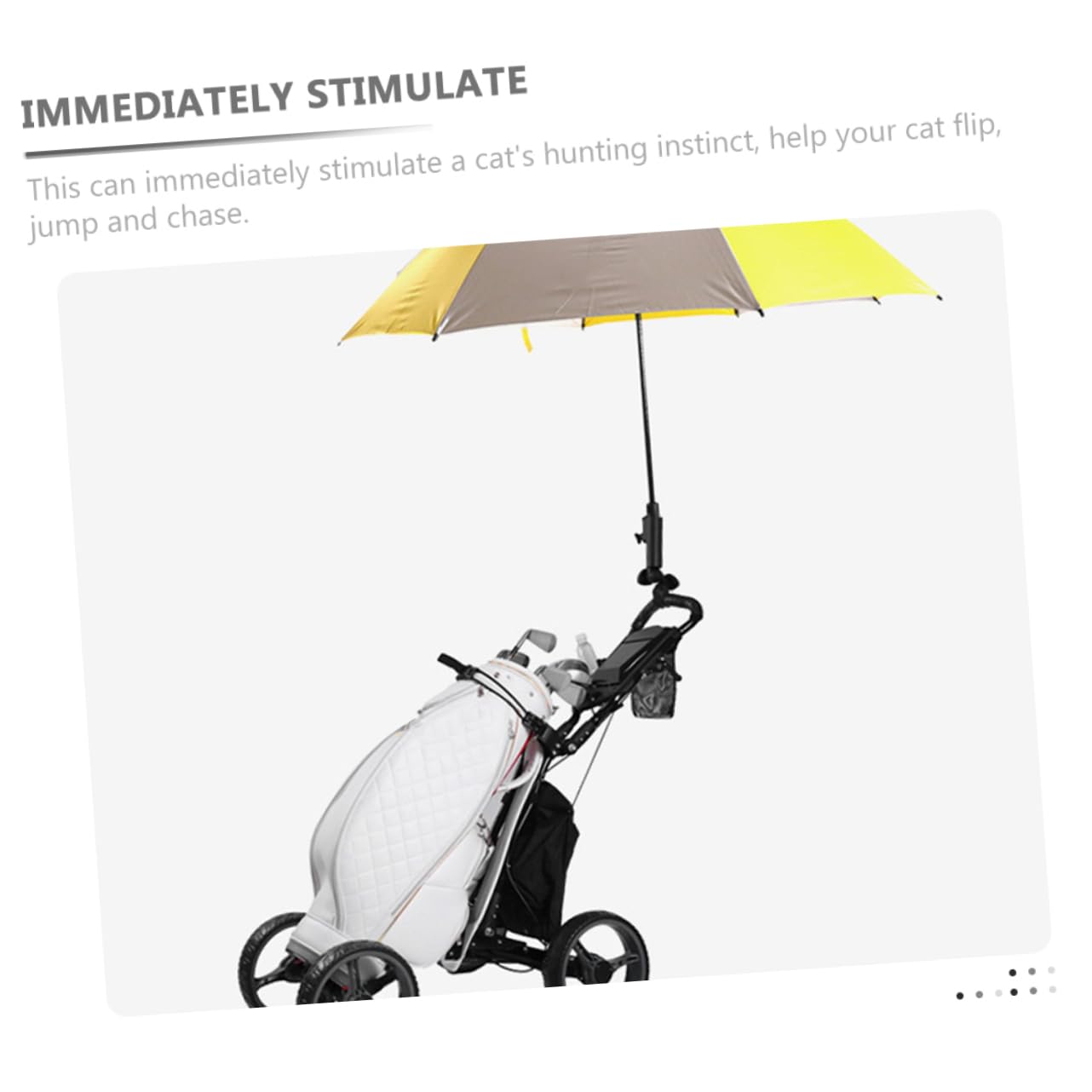 BESPORTBLE 4stücke Golf Trolley Regenschirmhalter Robuster Schirmständer Für Golfwagen Einfache Wetterfest Passend Für Runde Griffe Für Sonnige Und Regnerische