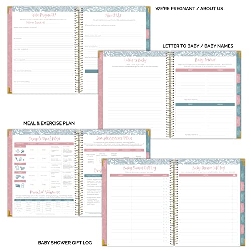 Calendrier de grossesse scrapbooking bébé avec autocollants - 4