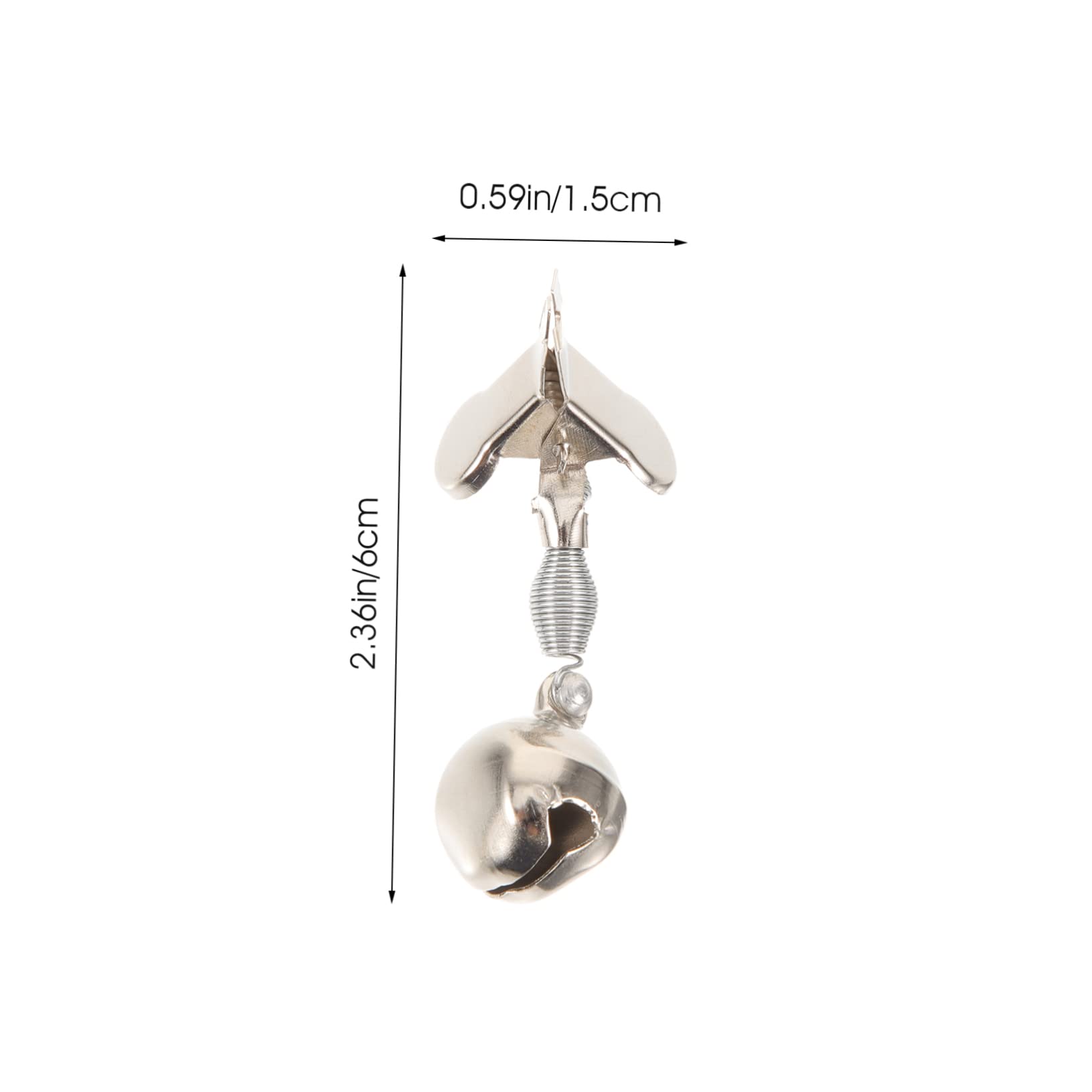 Homoyoyo Sets Ice Fishing Rod Bells Fishing Alarm Bells Bass Lures Metal Material Supplies Pcs