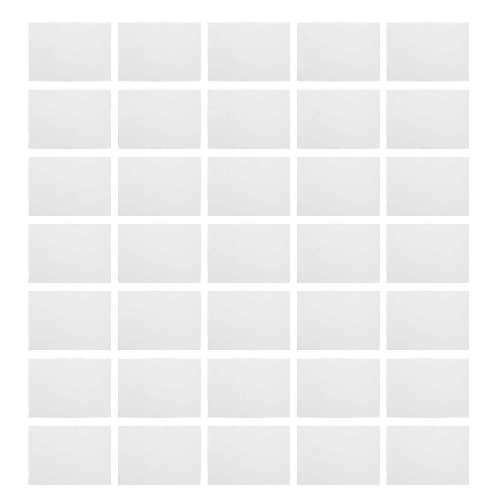 Cartons Pliants pour Chemises 100 Pièces, Papier Blanc, Feuilles Plates