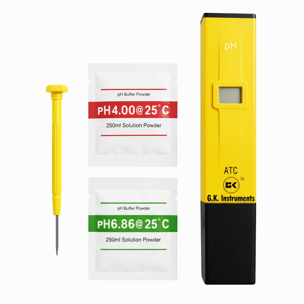 GK Instruments Digital Pen Type PH Meter with Calibration Accessories for Water Testing, Portable PH Tester for Aquarium, Drinking Water, Pool (Pack of 1)-image-49