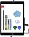 Zentop for Black iPad 6th Generation iPad 2018 A1893 A1954 Touch Screen Digitizer Assembly Replacement with Home Button, Camera Bracket, Pre-Installed Adhesive, Tool Repair Kit