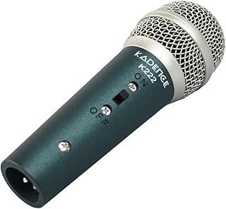 Kadence K222 Home Series Wired Mini Mic | 10ft Cable with 6.35mm Jack | Dynamic Cardioid Pickup | On/Off Switch | Studio &... Price In India