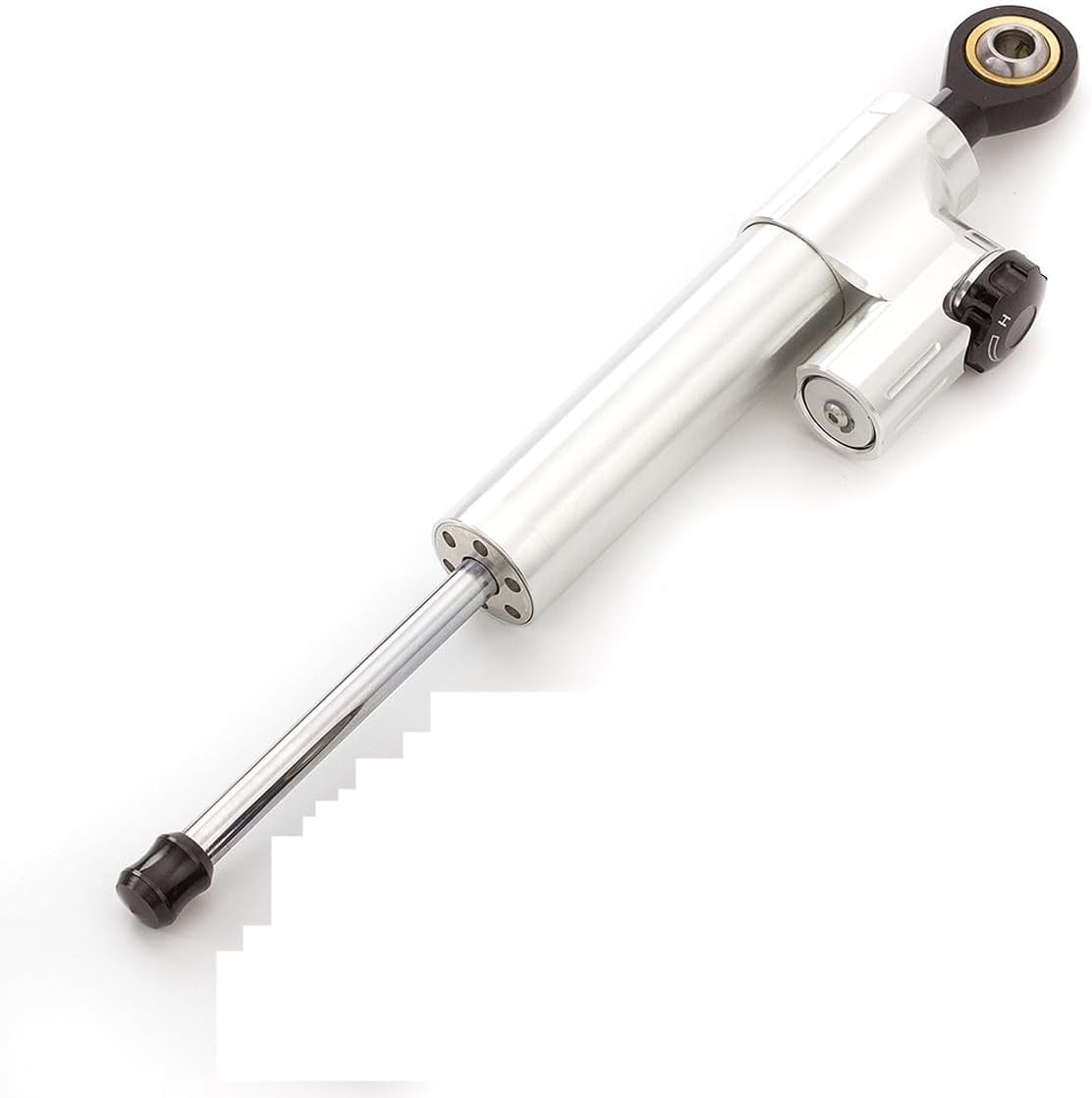 FXCNC Motorcycle CNC Steering Damper Stabilizer Buffer Control Bar With Mounting Bracket Kit Full Set Compatible with GSXS1000 GSX-S 1000 2016 2017 2018 2019 2020