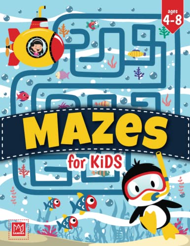 Mazes For Kids Ages 4-8: Maze Activity Workbook For Children With Games, Puzzles And Problem-Solving #TOP21
