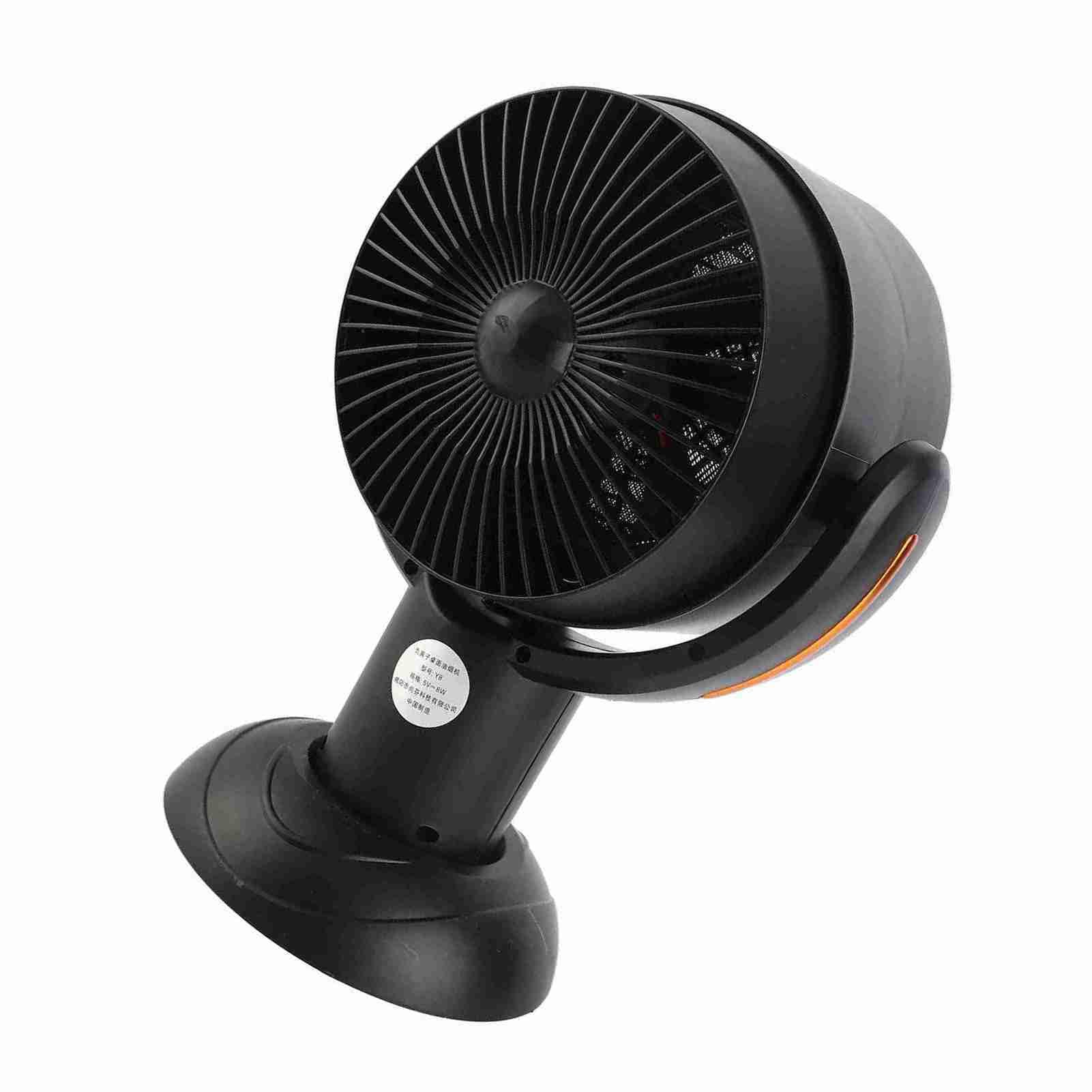 Aspiratore Portatile, Cappa Aspirante Portatile con Filtro Rimovibile a 2 velocità Agli Ioni Negativi, Aspiratore da con Tazza di Raccolta Olio per Barbecue Interno (Nero