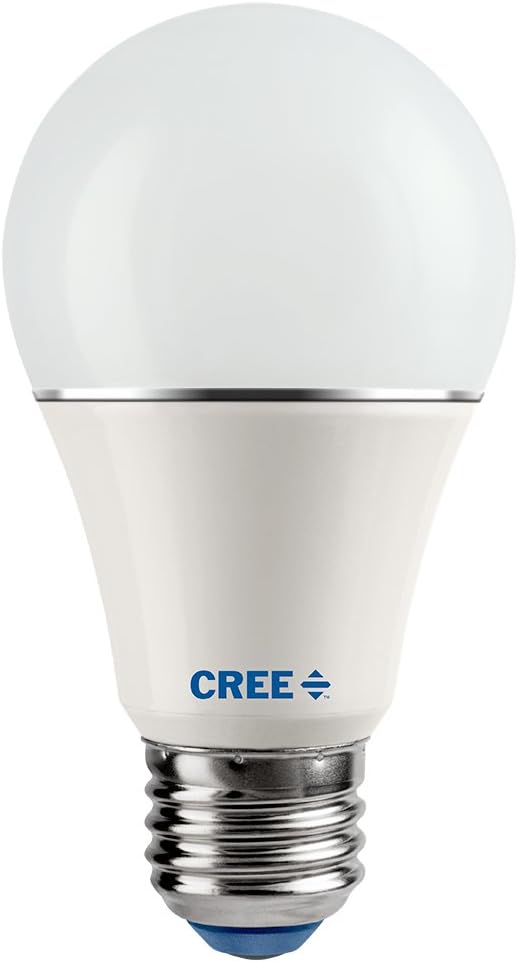 Cree SA19-04627MDFD-12DE26-1-14 Led 40W Replacement A19 Soft White (2700K) Dimmable Light Bulb (4-Pack),