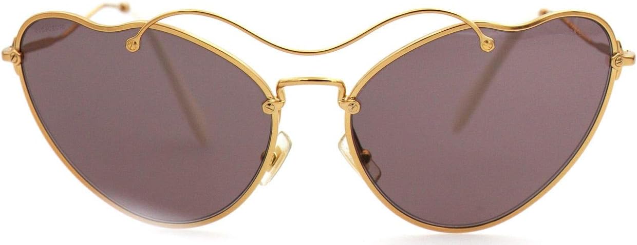 Miu Miu MU55RS 7OE-6X1 Antique Gold MU55RS Cats Eyes Sunglasses