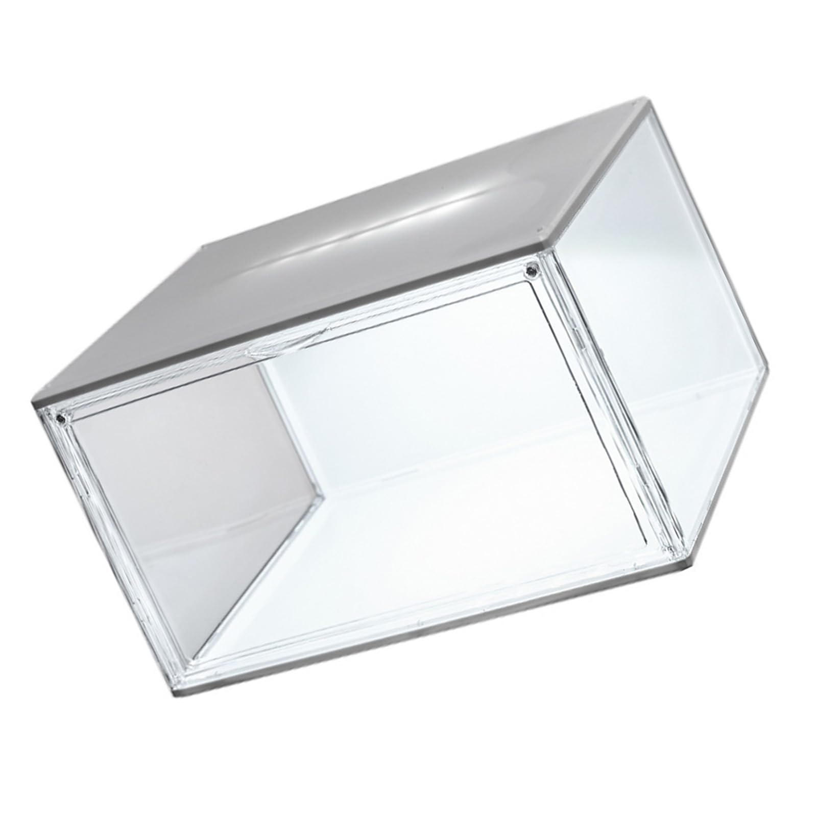 CRFFZ Dustproof Transparents Shoe Storage Case with LED Lighting for Enhanced Visibility Home and Shop Environments LED Illuminated Clear Shoe Storage Box for Enhanced in Domestic Settings