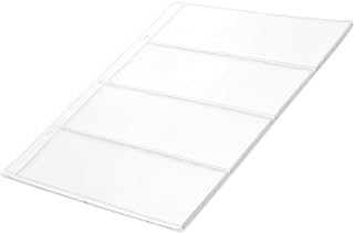 STOBAZA 10pcs Currency Sleeves for Money Collection Album Pages Rows for Banknotes and Stamps Storage Inserts for Collectors and Enthusiasts