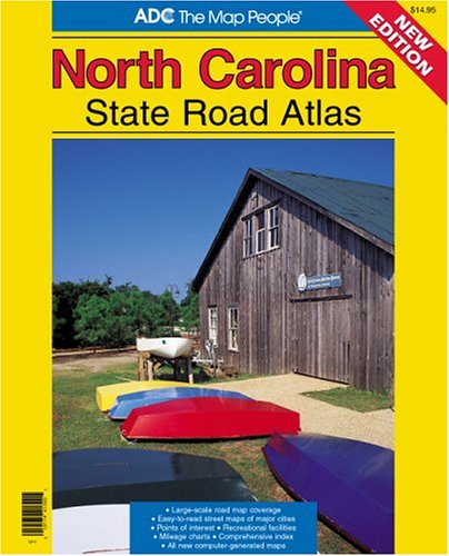 North Carolina State Road Atlas: ADC the Map People: 9780875301983 ...