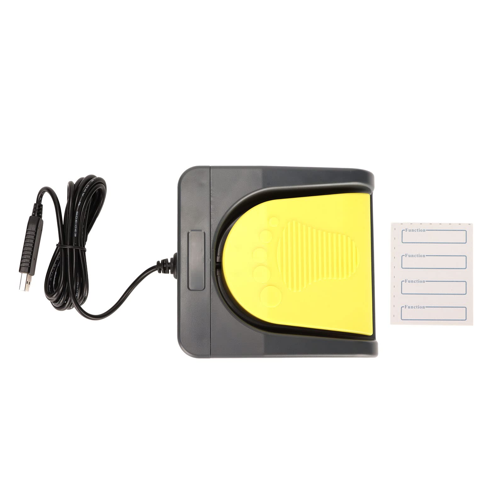 Benson Stroomsnoer met ronde voetschakelaar - wit - 2 meter - handsfree Benson Stroomsnoer met ronde voetschakelaar - wit - 2 meter - handsfree