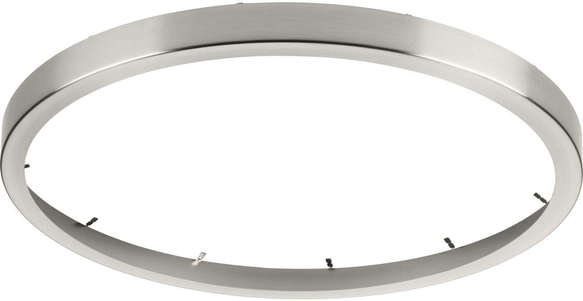 Progress Lighting Everlume Collection Brushed Nickel 18" Edgelit Round Trim Ring