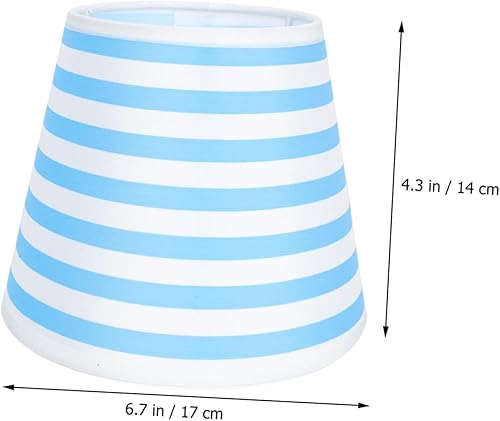 Miniatura 6 de Uonlytech Cubierta de pantalla de patrón delicado para lámparas de pie de mesa, diseño simple, accesorio de iluminación elegante para mesita de