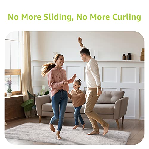 Rabenda 12 Pcs Rug Tape, Non Slip Rug Pads Grippers for Hardwood Floors and Tiles, Reusable Carpet Tape for Area Rugs, Double-Sided Adhesive Rug Stickers Keep Corners Flat (Black) by Rabenda - Image 3