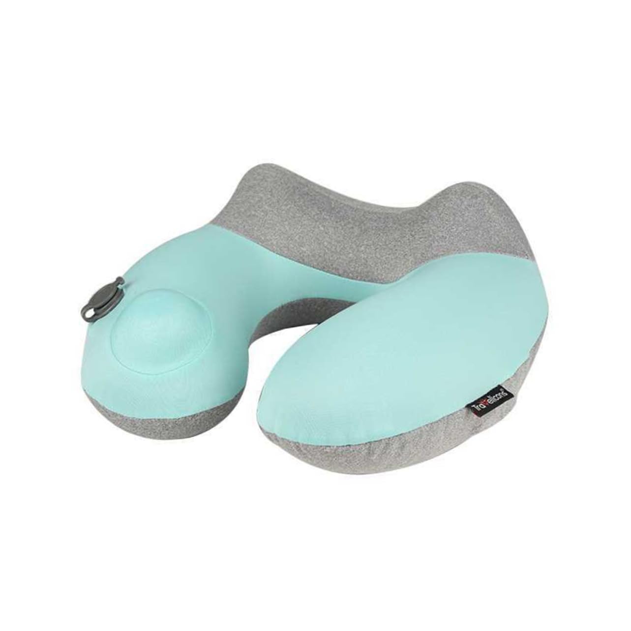 Almohada Inflable Viaje Almohada Cuello Lavable para Acampar y Conducir