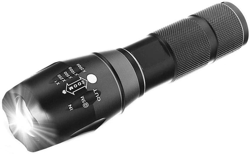 OxiQmart US 10000LM Zoomable LED 18650/AAA Flashlight Focus Torch Zoom