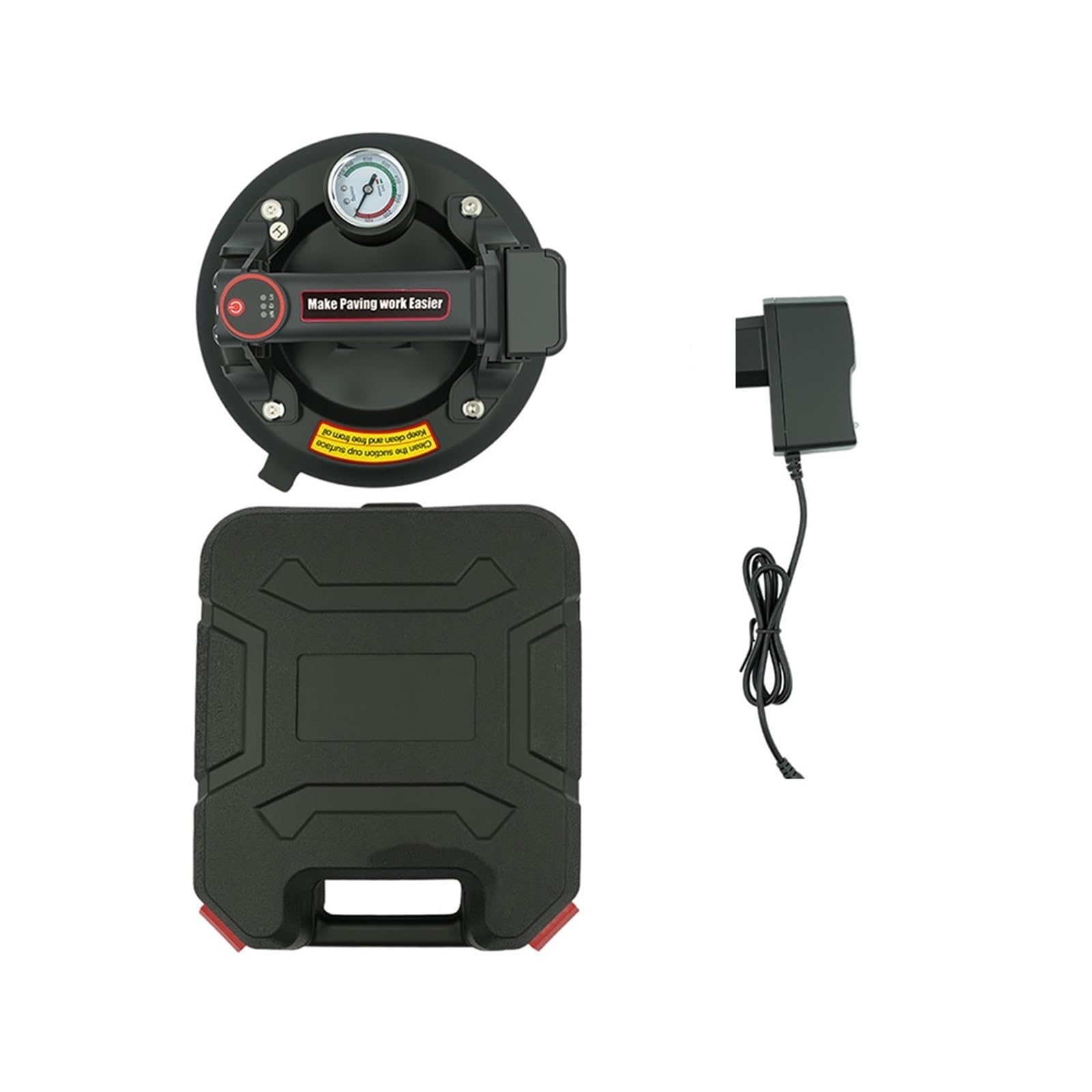 Ventosas, Ventosa Eléctrica 250KG. Base De 8 Pulgadas, Pantalla LED. Se Utiliza For Levantar Baldosas Granito S Grandes Con Metal