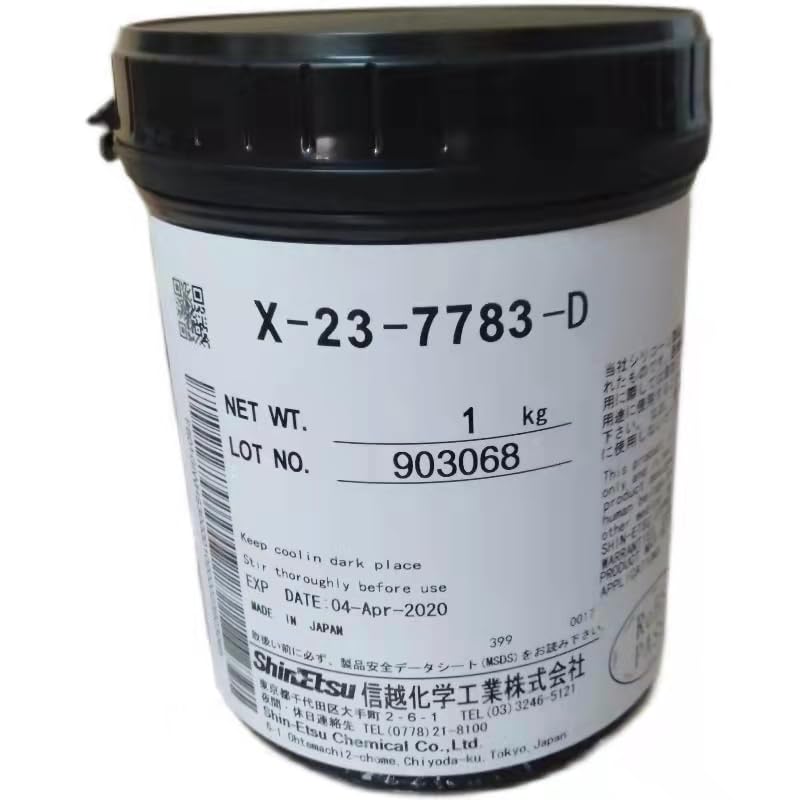 Shin-Etsu X-23-7783-D grasa térmica de alta conductividad 1 kg | Pasta de disipación de calor para CPU, GPU y sistemas electrónicos de alto rendimiento
