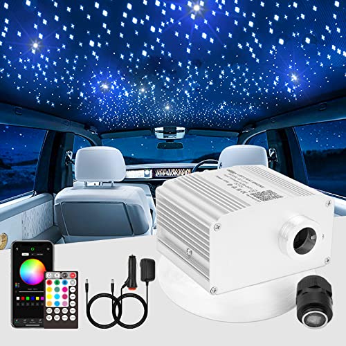 Kit de luces de techo de estrella de fibra óptica CHINLY Bluetooth 10W RGBW 550pcs 4m