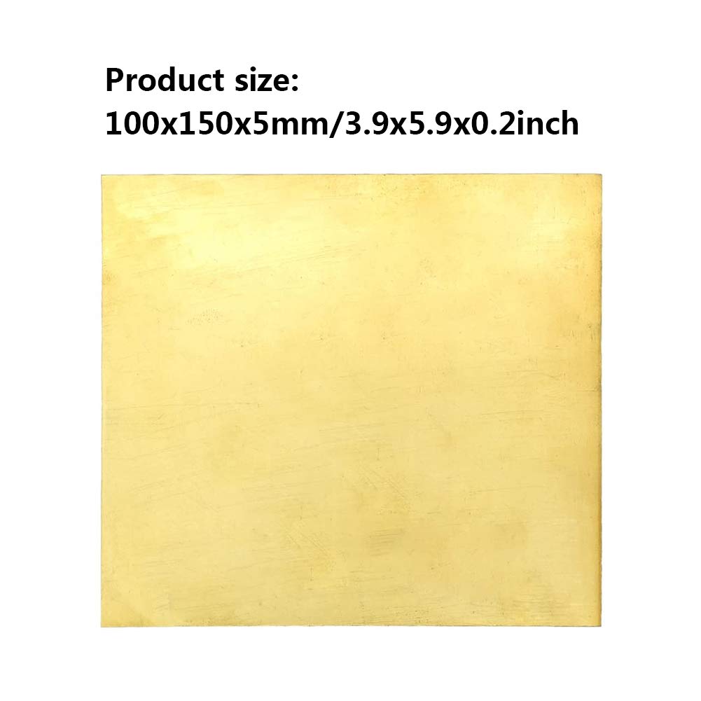 Folia miedziana, Blacha z litej miedzi Płyta cienkiej do trawienia(100x150x5mm)