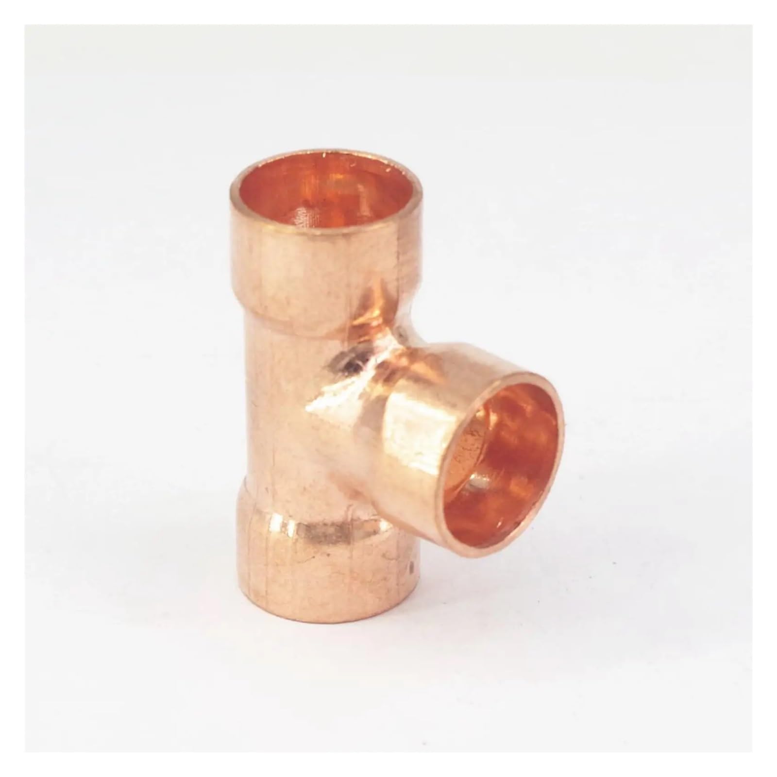 CYVXCPPGI I.D 25x1mm Copper End Feed Euqal Tee 3 Ways Pipe Adapter Air Conditioner Refrigeration Water Heater
