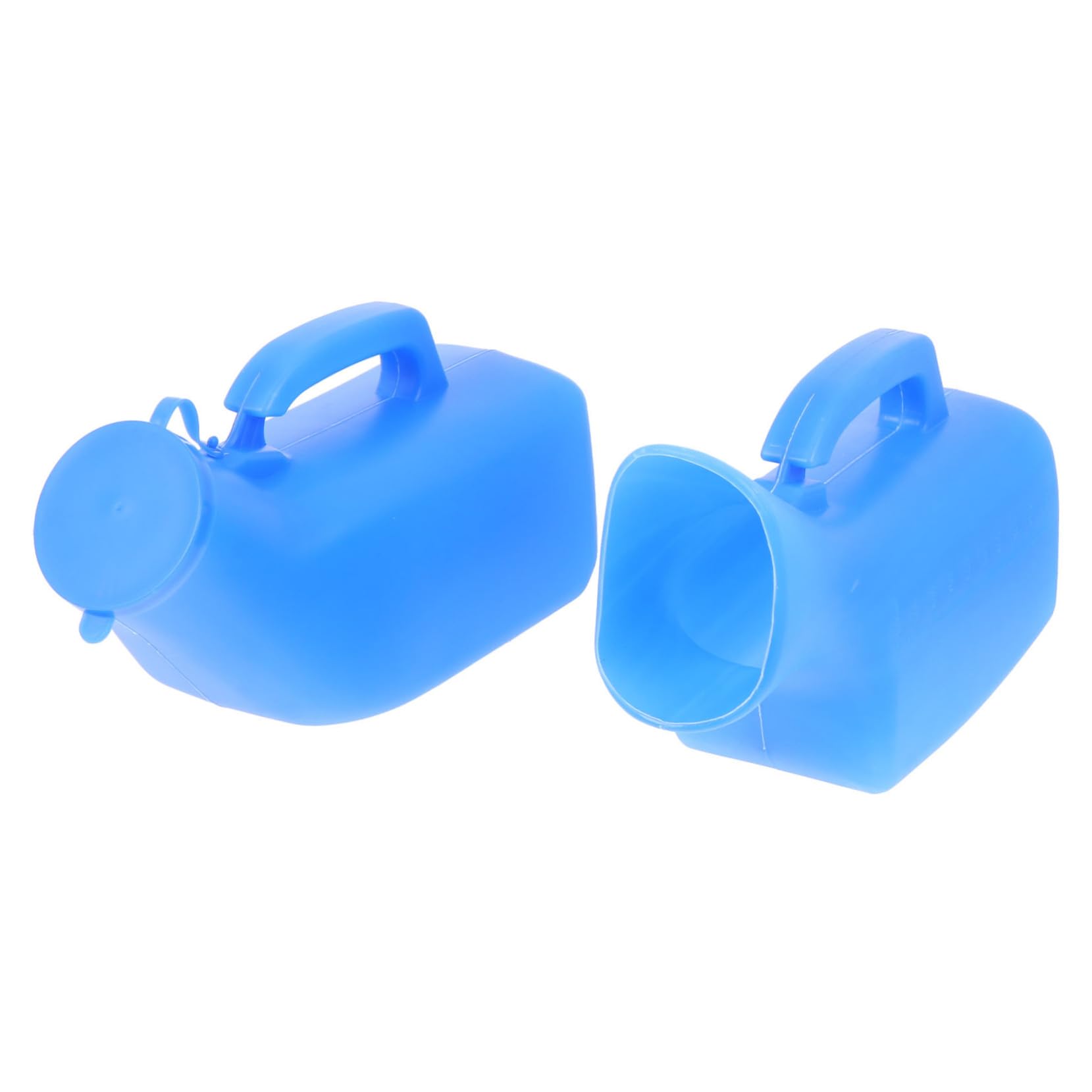 COLLBATH Elderly and Men's Urinal Bottles 2pcs Thickened Car Pee Containers Leakproof Abs Easy Handling Design