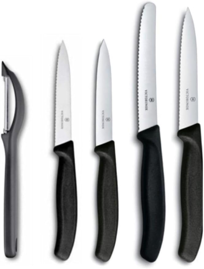 Victorinox Siyah 5 Li Büyük Soyma Seti