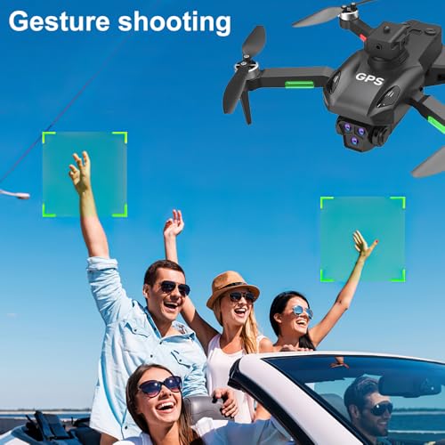 3T6B Dron con 4K camara, Motor sin Escobillas, Drone gps, 360° Evitar Obstáculos, Altitude Hold, Modo sin Cabeza, Adecuado para Principiantes y niños/adultos - imagen 8