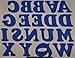 DIY 2-Inch Iron-On Letters in Royal