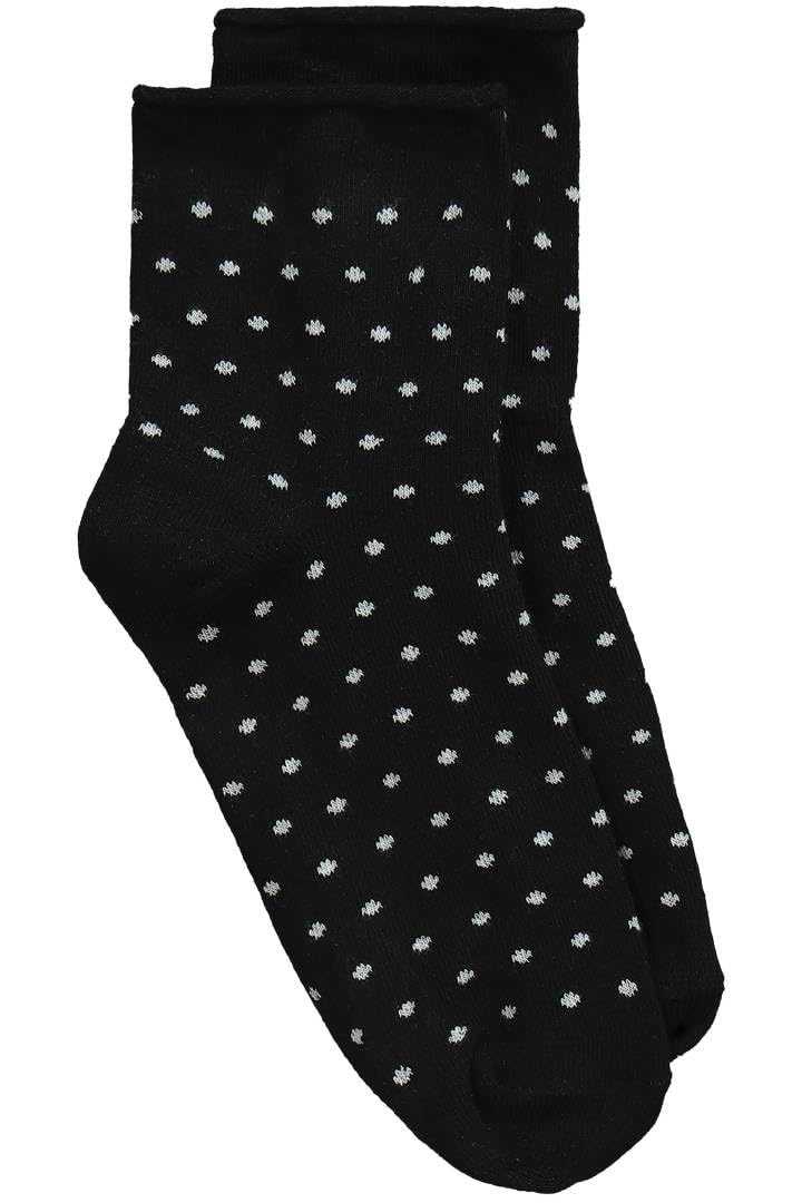 Ulla Popken Strümpfe mit Rollrand, Punkte Socks,