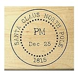 Santa Claus Postmark rubber stamp