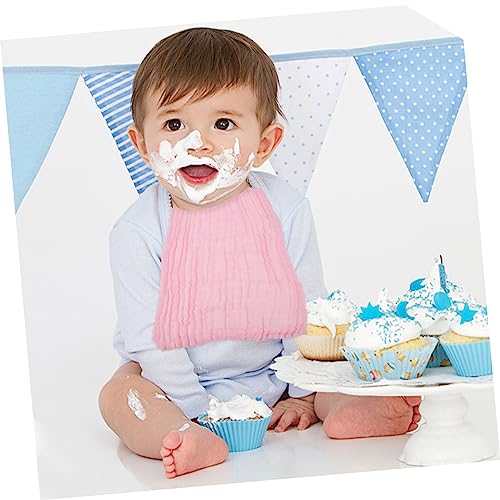 Paños de mano absorbentes confeccionados en algodón puro para cuidar la piel del bebé en el baño 4