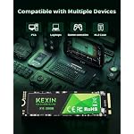 KEXIN SSD M.2 NVMe Internal SSD 256GB M.2 2280, PCIe Gen 3.0, up to 2800 MB/s Read, 2300 MB/s Write, Internal Solid State Drive Compatible with Laptop,PC,Gaming Black,256GB - Image 5
