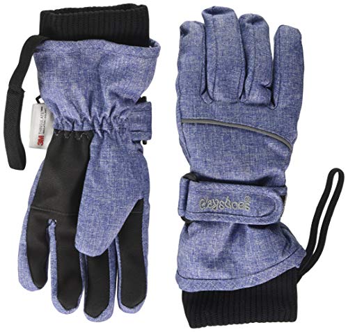 Playshoes Fingerhandschuh, Unisex Winterhandschuhe - Kinder und Jungen, Jeansblau, Größe 3 (ca. 4-6 Jahre)