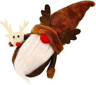 NOLITOY 1 Peça Boneca De Natal Cachorros De Pelúcia Para Crianças Brinquedos De Janela Gnomos Suecos Adorável Adorno De Boneca Ornamento De Gnomo De Natal Sueco Ornamento De Boneca Sem
