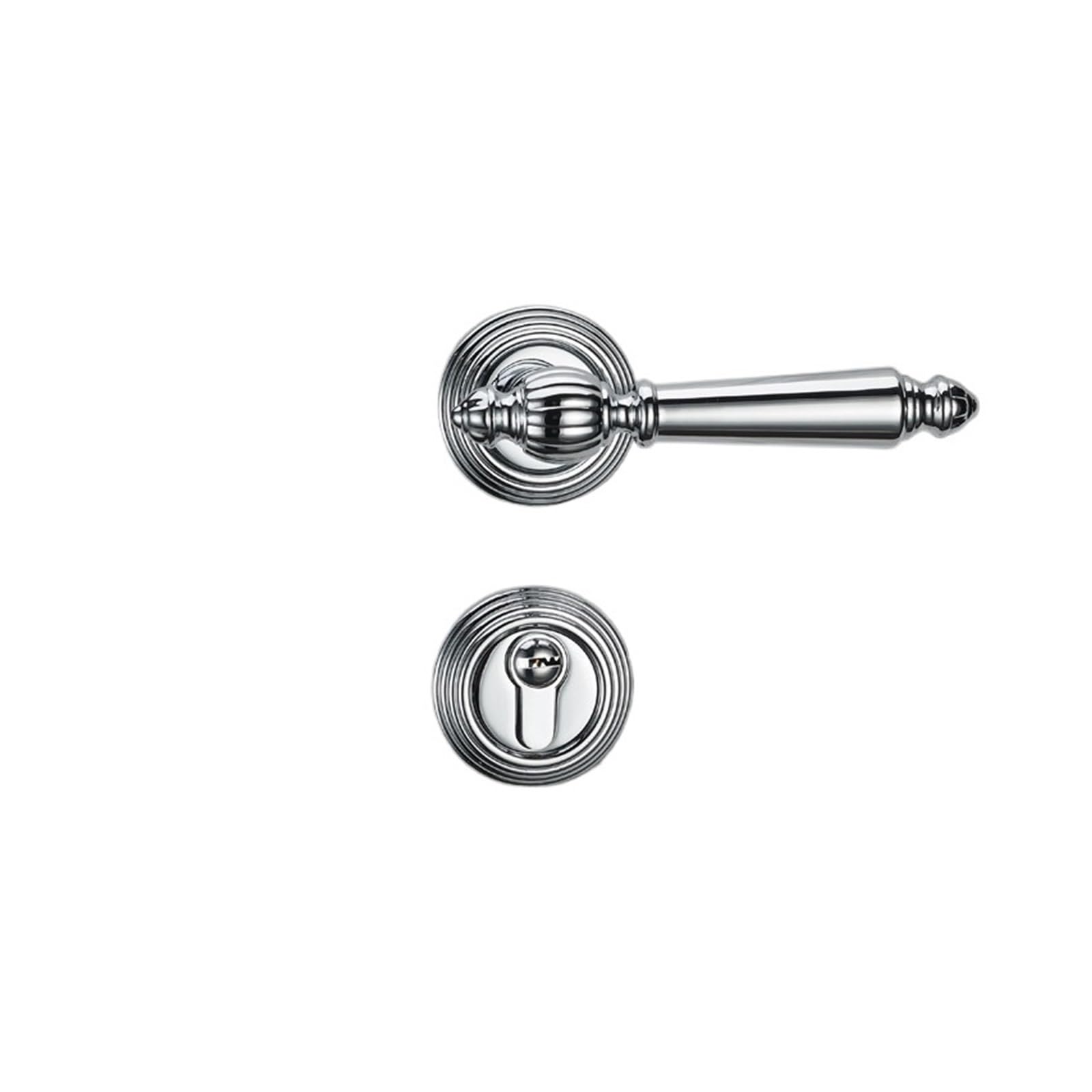 Vlalamno One Color European Style Magnetic Silent Split Lock Bedroom Handle