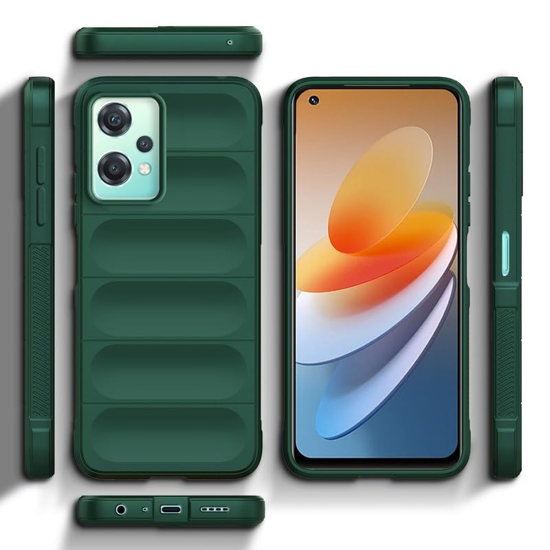 Image of Mr. Case Silicone Back Cover Case for OnePlus Nord CE 2 Lite 5G | Comfort Grip Soft Touch Matte TPU | - Green