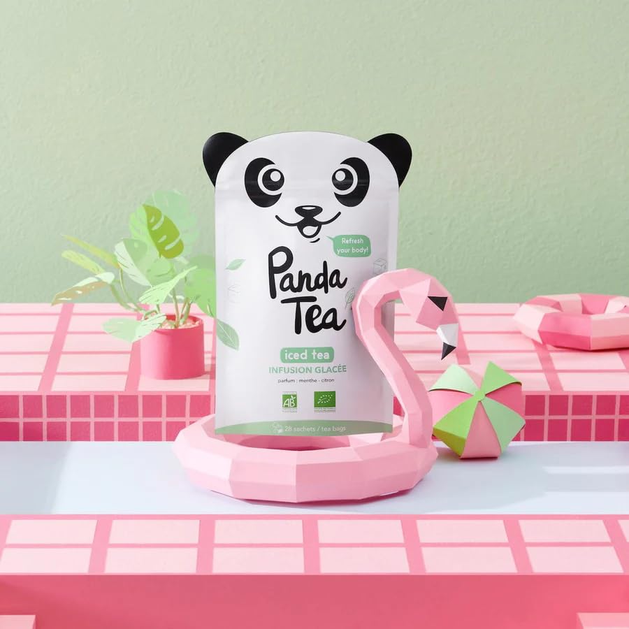 Infusion à froid bio Panda Tea pack ice tea détox menthe citron - 5
