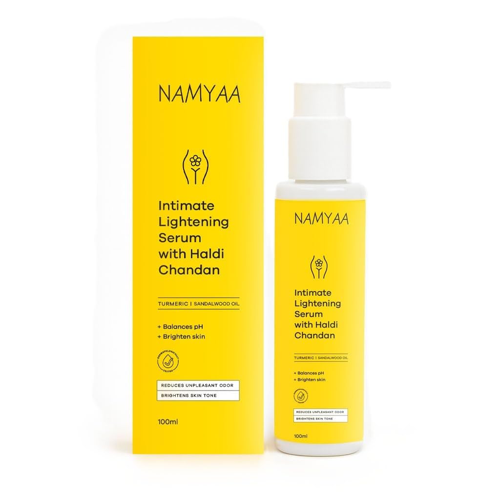 Namyaa Advanced Haldi Chandan Intimate Serum For Intimate Area | Helps To Brighten Skin|Pack of 1 100g
