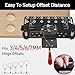 Concealed Hinge Jig, 35mm Cabinet Hinge Jig with Shelf Pin Jig, Drilling Guide Locator with Mounting Tools for Woodworking, Wardrobes, Cabinet Door, Black
