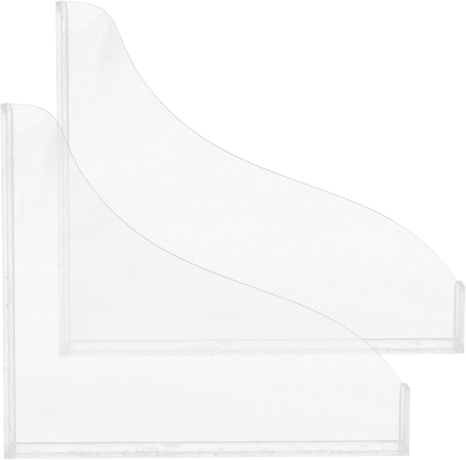 iplusmile 1set Transparent Bathtub Splash Guards Shower Protector for Tub Easy to Install Adhesive Tape and Clips Material Designed for Gaps between Bathtub and Wall