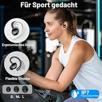 2026 Kopfhörer Kabellos Bluetooth 5.4, Bluetooth Kopfhörer, 28 EQ, 6 ENC Noise Cancelling Mics, 56 Std Spielzeit, HiFi Stereo, In Ear Kopfhörer Kabellose Kopfhörer, Ohrhörer mit LED, IP7 Wasserdicht – Ansicht 8