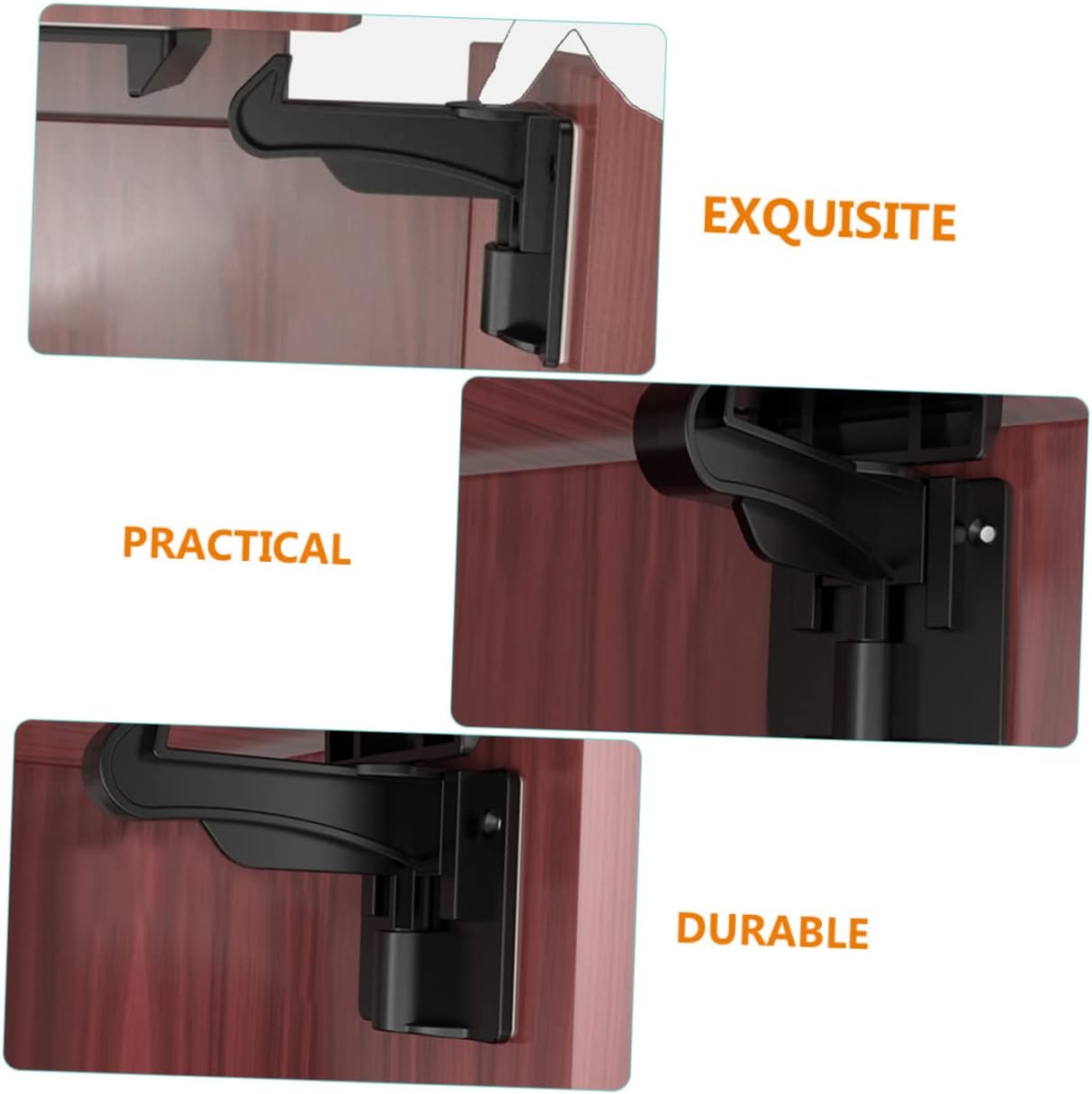 Hemoton 10pcs Boy Girl Invisible Drawer Latches for Childproofing Cabinets Prevent Accidental Injuries Smashed Fingers Easy Adult for Drawers Closets